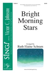 Bright Morning Stars SATB choral sheet music cover